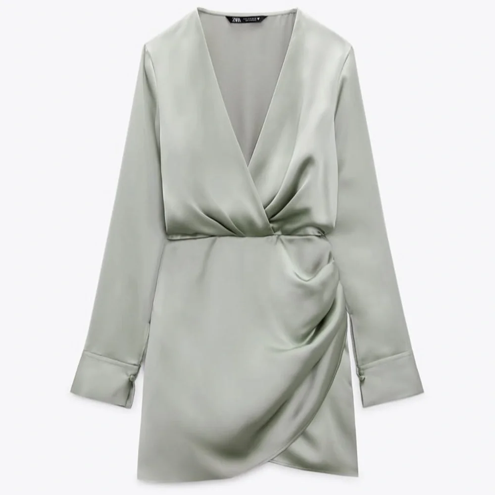 [ ₹1400 ] Zara Satin Dress - Picture 3 of 7